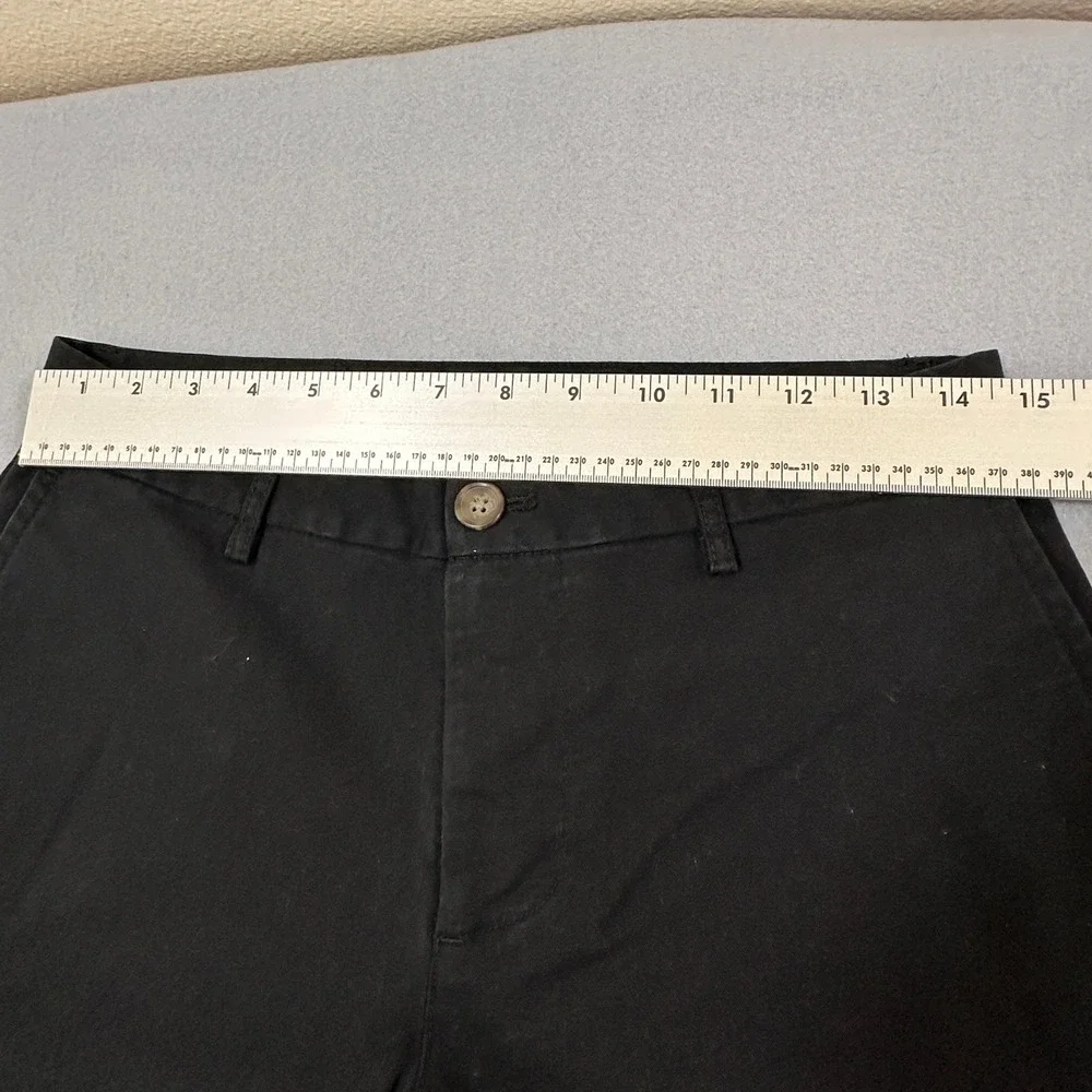 Old Navy Athletic‎ Chinos Pants Mens 29x29 Black Built-In Flex Flat Front